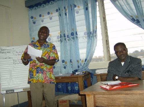 Community Volunteers at a Monthly Meeting