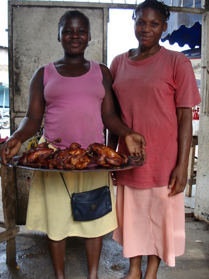 A student during her internship